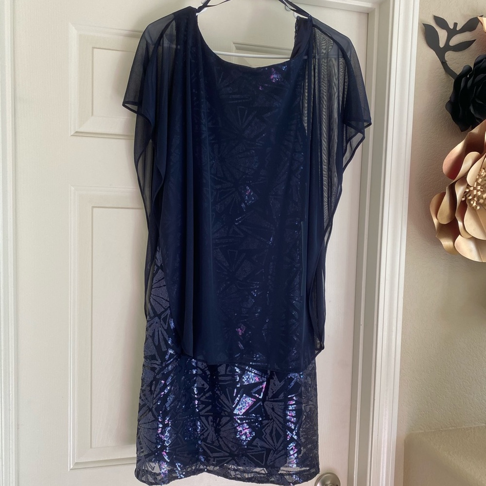 navy blue dress